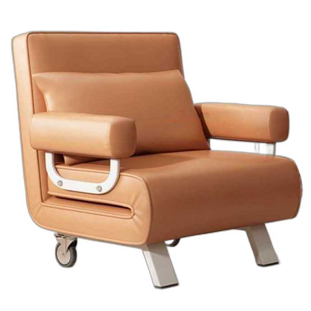 침대형 쇼파 패브릭 거실 1인용 리클라이너 변신 카페 68CM - 상품 이미지