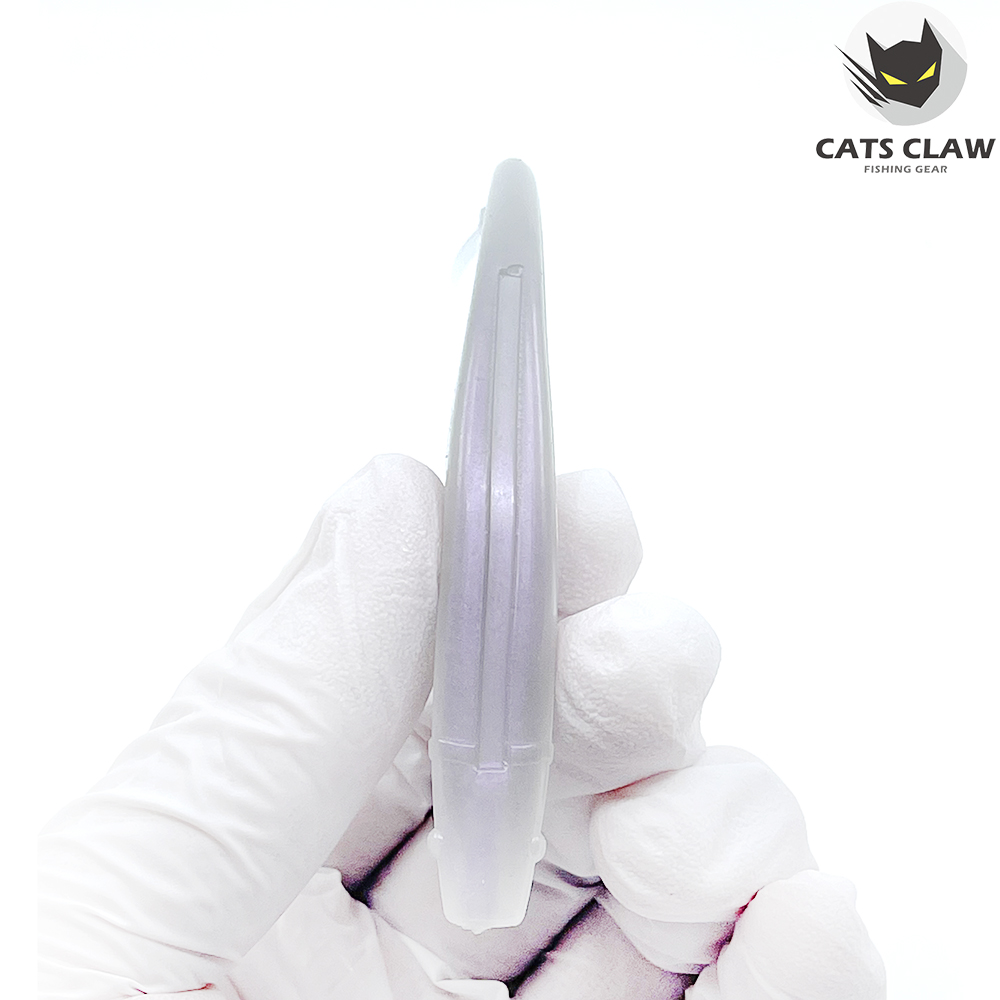 캣츠크로우 모비딕쉐드 광어웜 다운샷웜 카멜레온 퍼플 T07, 12.7cm(5인치) - 상세 이미지 4