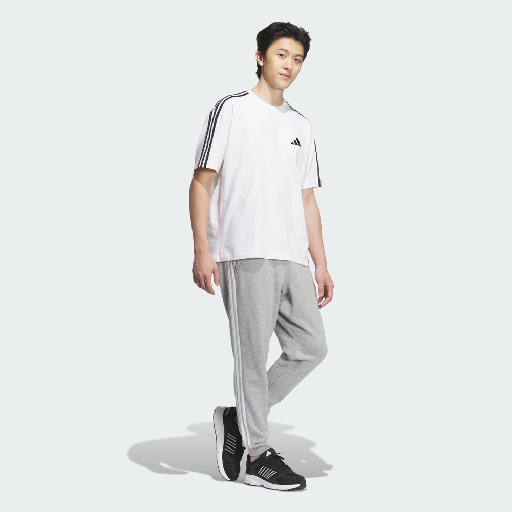 [아디다스 공식] 에센셜+ 레귤러 핏 3S 프렌치 테리 커프트 팬츠 JW6942 - 상세 이미지 3