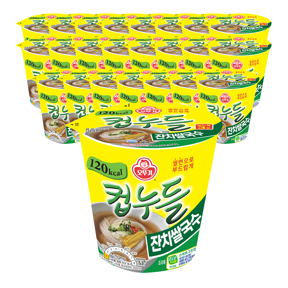 오뚜기 컵누들 잔치쌀국수 34.2g, 24개 - 상품 이미지