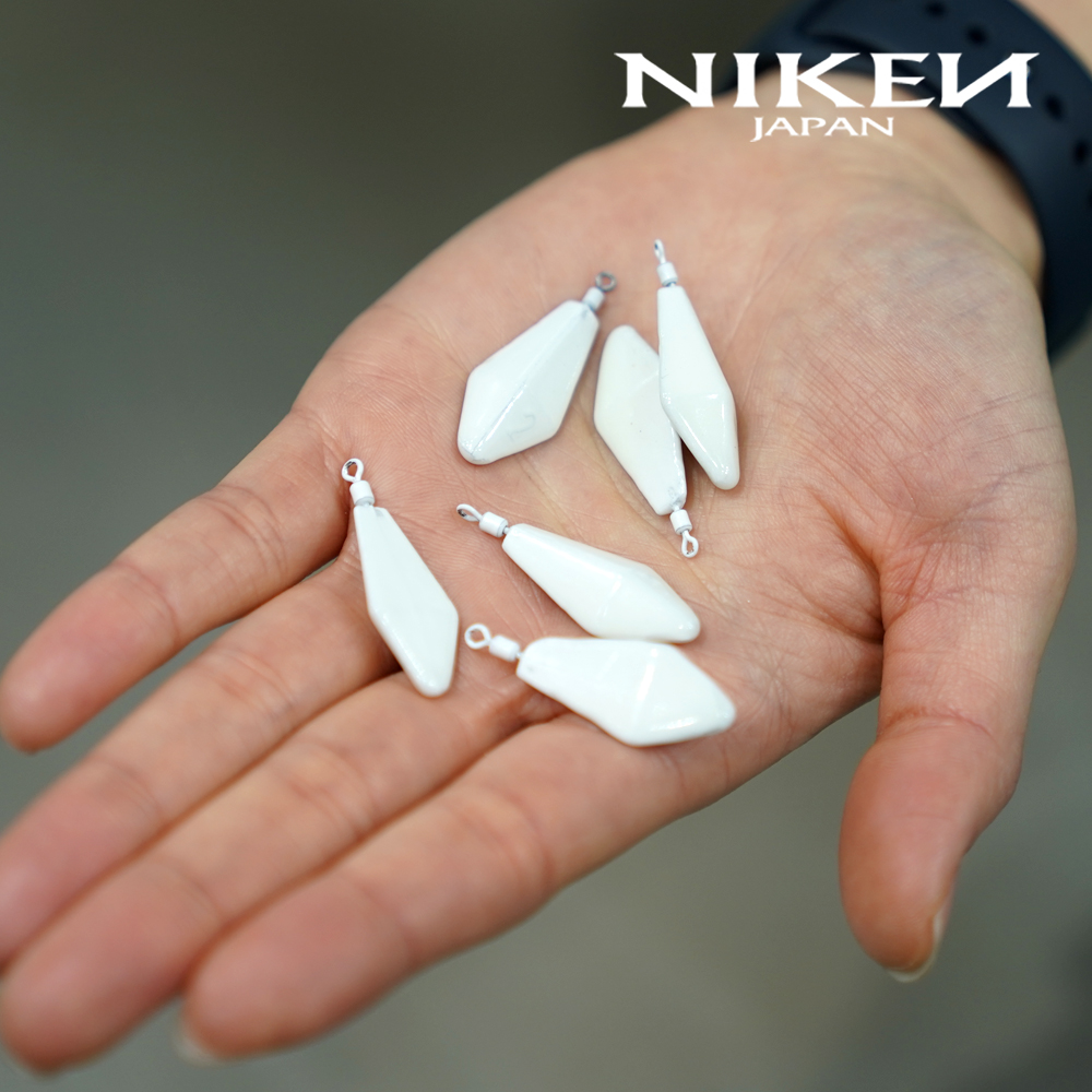 니켄 야광봉돌 다이아몬드 야광추 고리추 쭈꾸미 갑오징어 문어 채비 6.5g - 메인 이미지