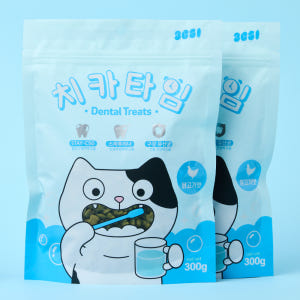 3651 치카타임 고양이 이빨과자 덴탈트릿 닭고기, 300g, 2개 솔직 후기 | 실제 사용자 리뷰 총정리 - 상품 이미지 1