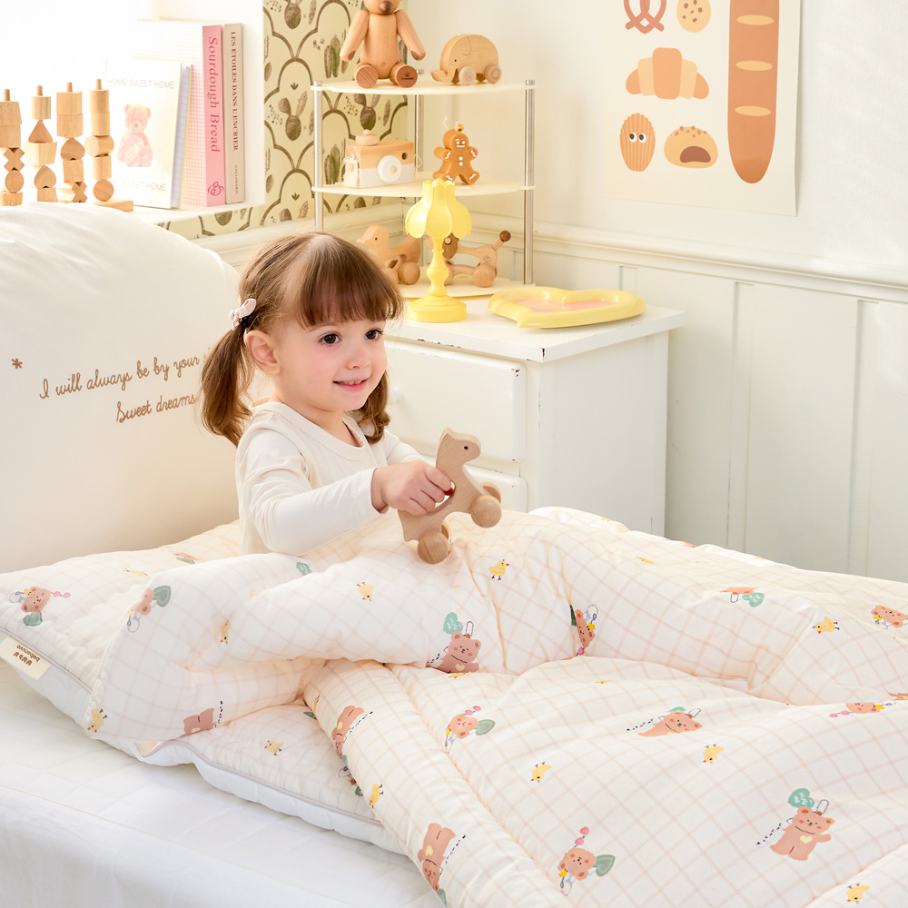 베베누보 듀라론 모달 양면 사계절 어린이집 낮잠이불 모달+듀라론 낮잠이불 풀세트 모달블랭킷 키링곰