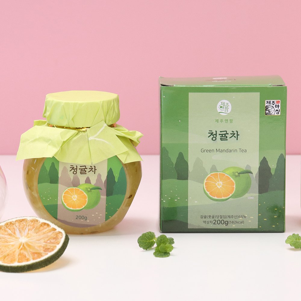제주도 청귤 풋귤 차 200g - 상품 이미지