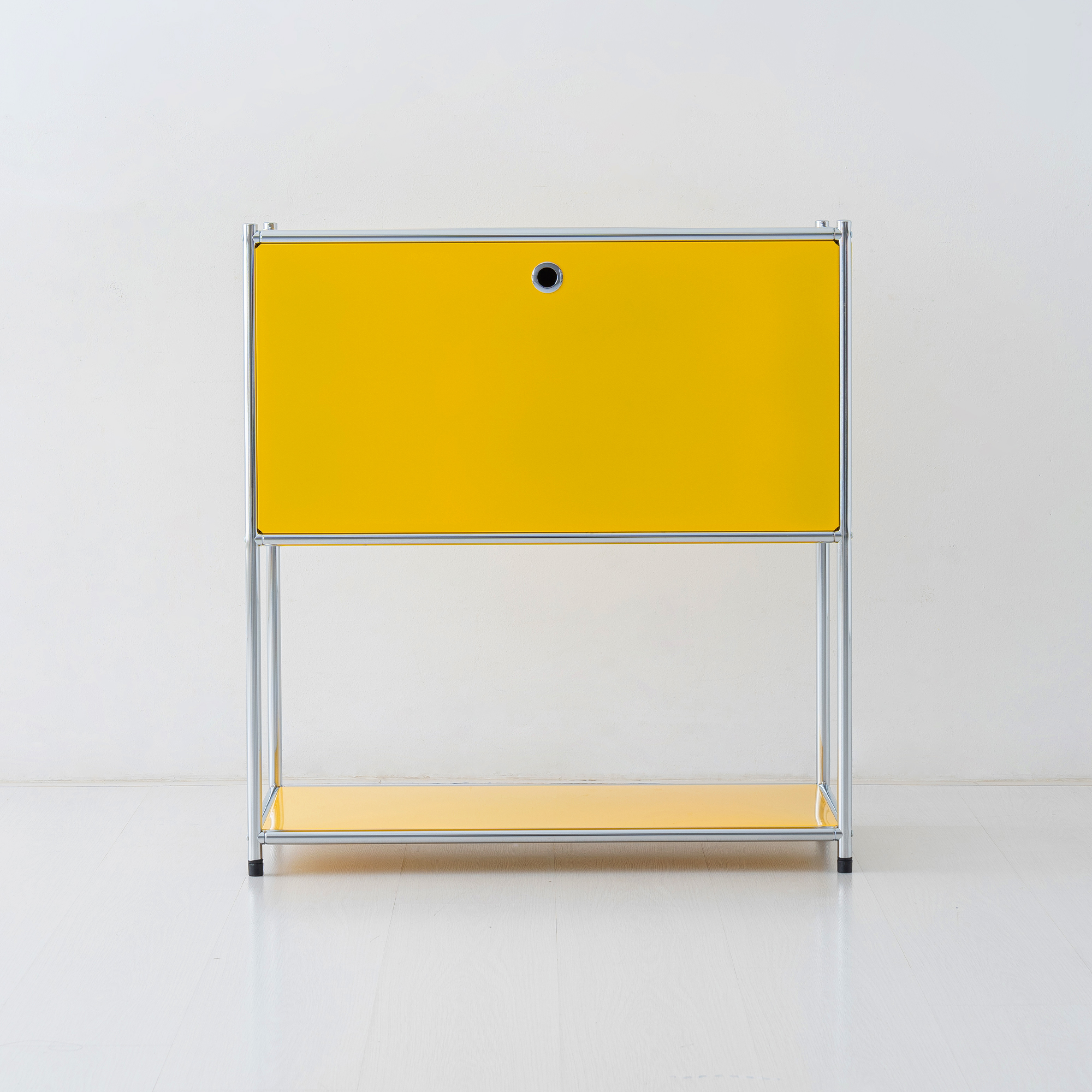 심플리 수납장 BC264 770x400x820mm, 2단, 옐로우 3005.8923