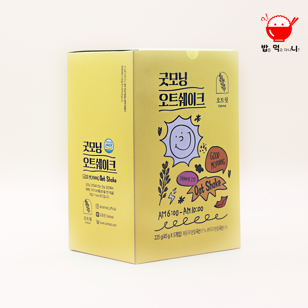 아침대용식 원픽 국산 선식 귀리쉐이크 한끼 식사대용 간편식 혼합비타민제 첨가 굿모닝 굿나잇 - 상세 이미지 5