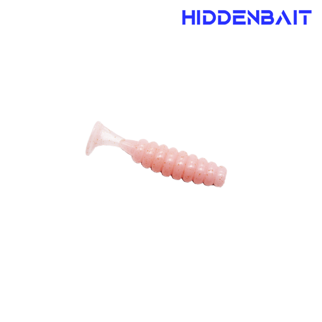 히든베이트 미마스 그럽쉐드웜 UV집어제 첨가 바다루어웜 소프트베이트 008 LIGHT PINK, 3.8cm(1.5인치) - 메인 이미지