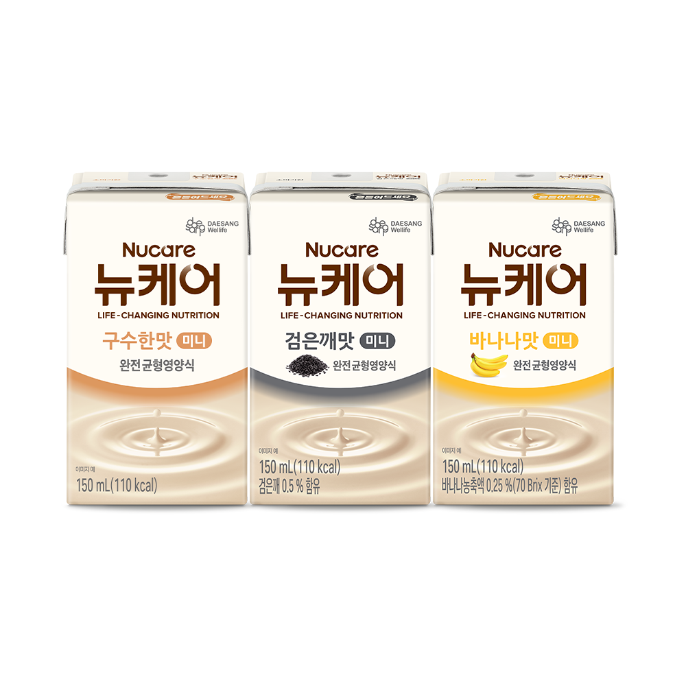 뉴케어 미니시리즈(구수한맛 +검은깨 +바나나) 150ml, 48개