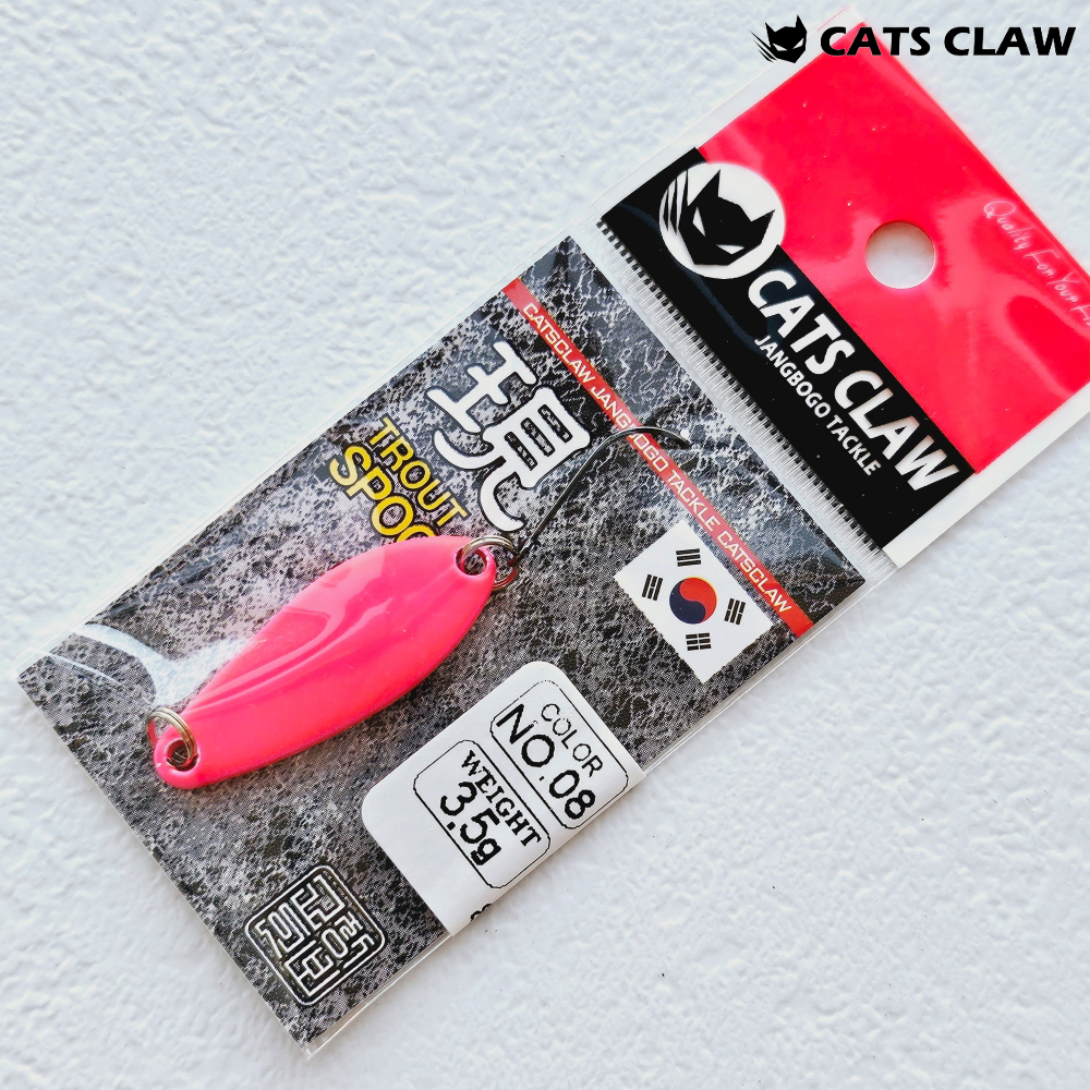 캣츠크로우 마이크로 송어 꺽지 현 스푼 08, 3.5g - 메인 이미지