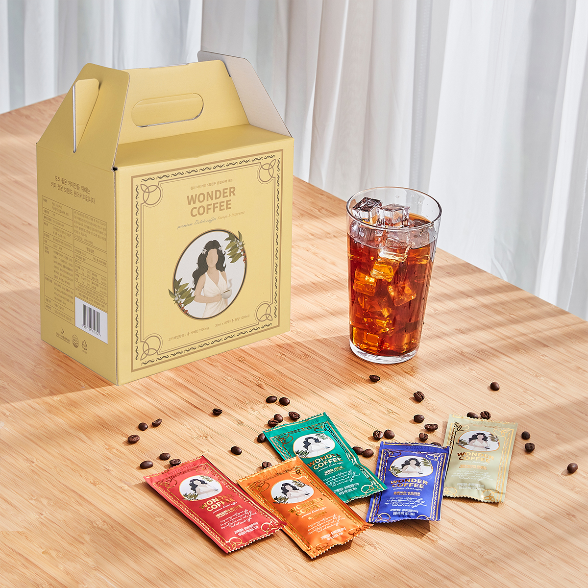 원더 더치커피 5종 혼합40팩세트 30ml 콜드브루 커피원액
