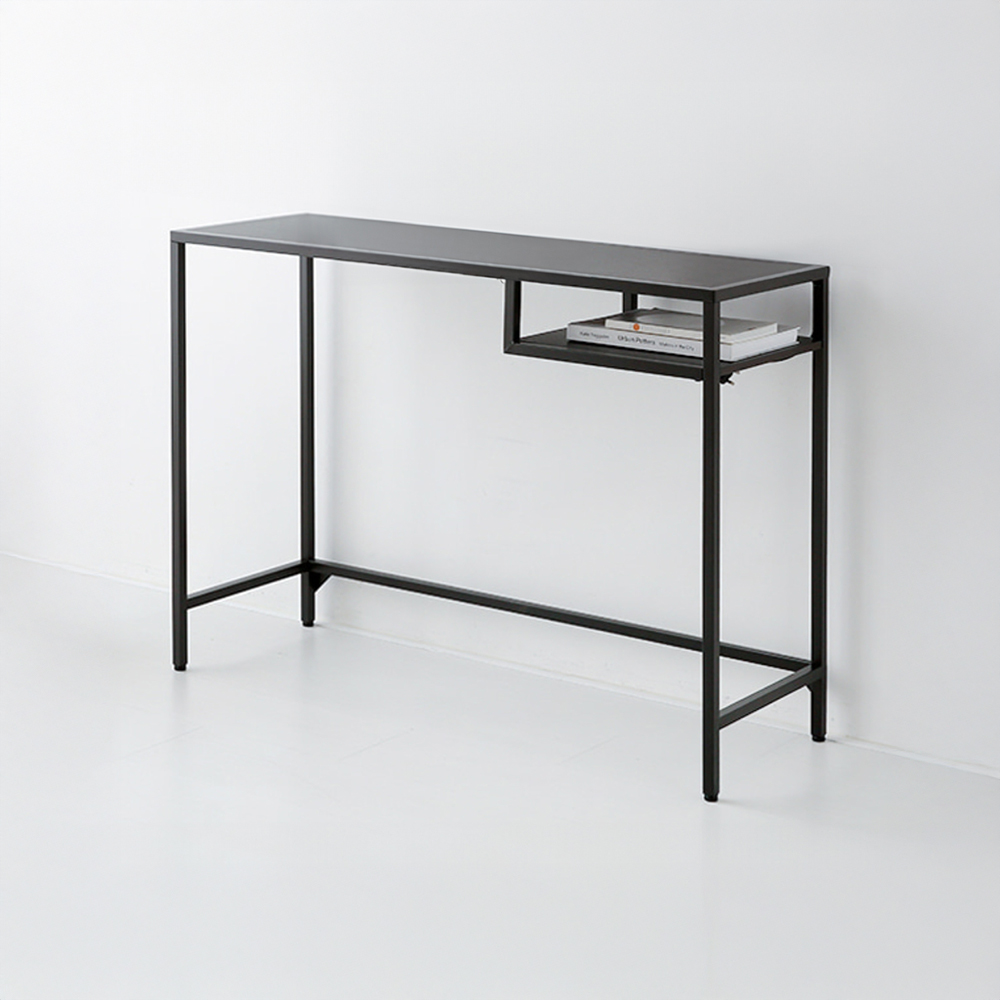 TETOS 책상 10036 1000mmx360mmx740mm, 블랙 9104.1034