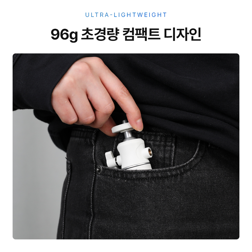 라이트밸런스 SS-2415 스마트폰 삼각대 브이로그 셀카봉 미니 고프로 촬영 거치대 - 상세 이미지 4