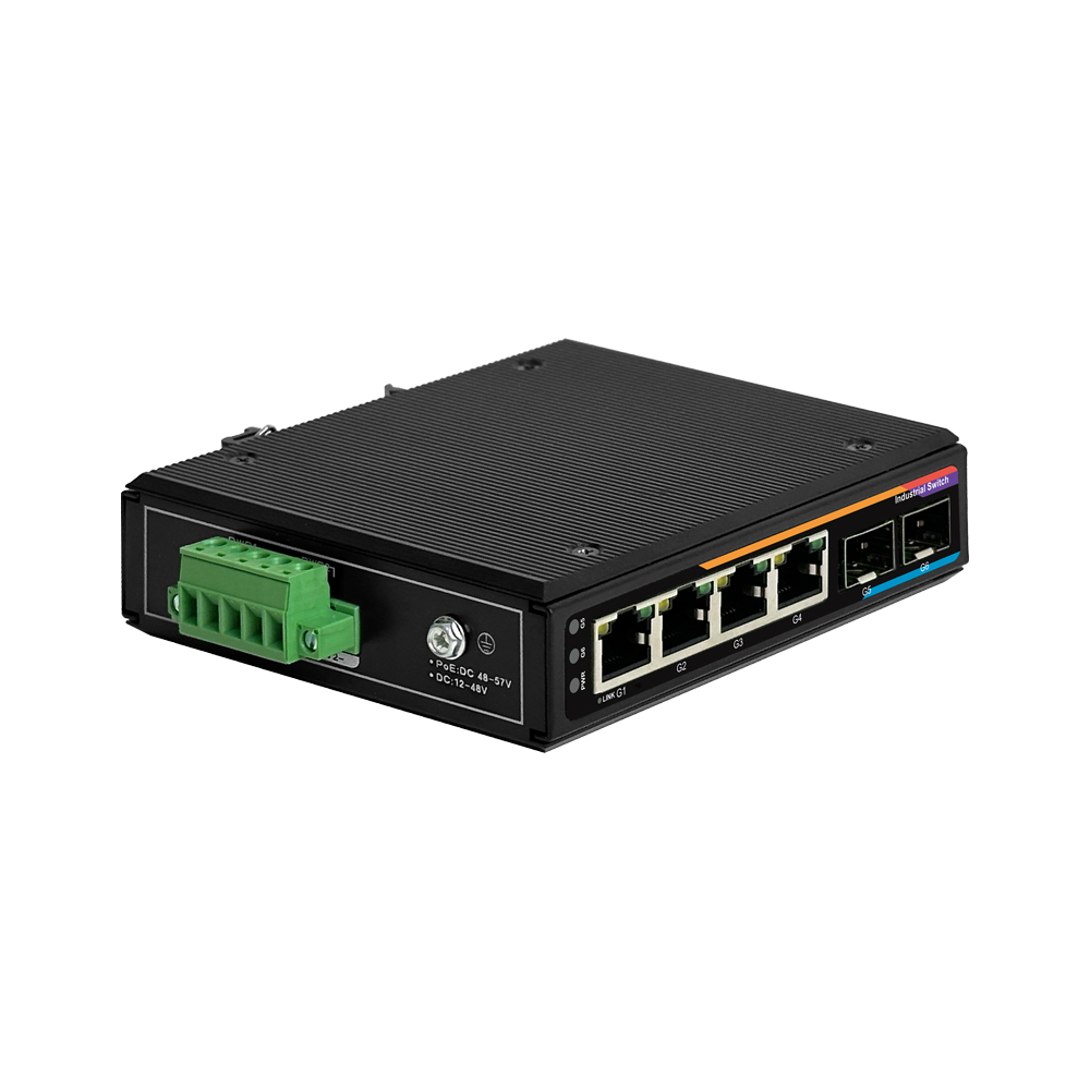 스로반 산업용 4포트 1G 2SFP 인터넷 스위칭 허브 - 상세 이미지 3