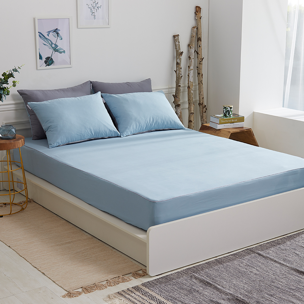 피치스킨 알러지케어 먼지없는 사계절 누빔 토퍼형 침대 매트리스 커버 홑겹 SS