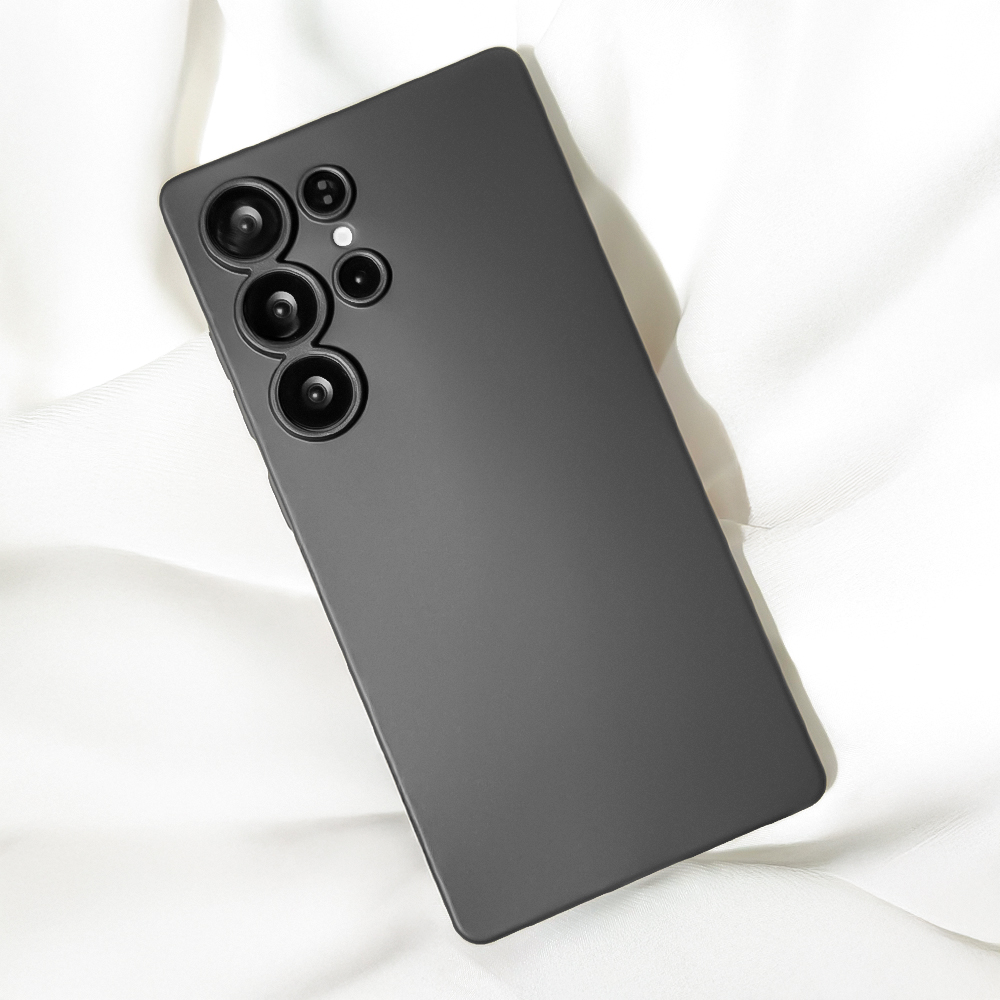 클로버나인 지문방지 매트나인 초슬림 하드 블랙, 갤럭시S25 울트라 - 상품 이미지