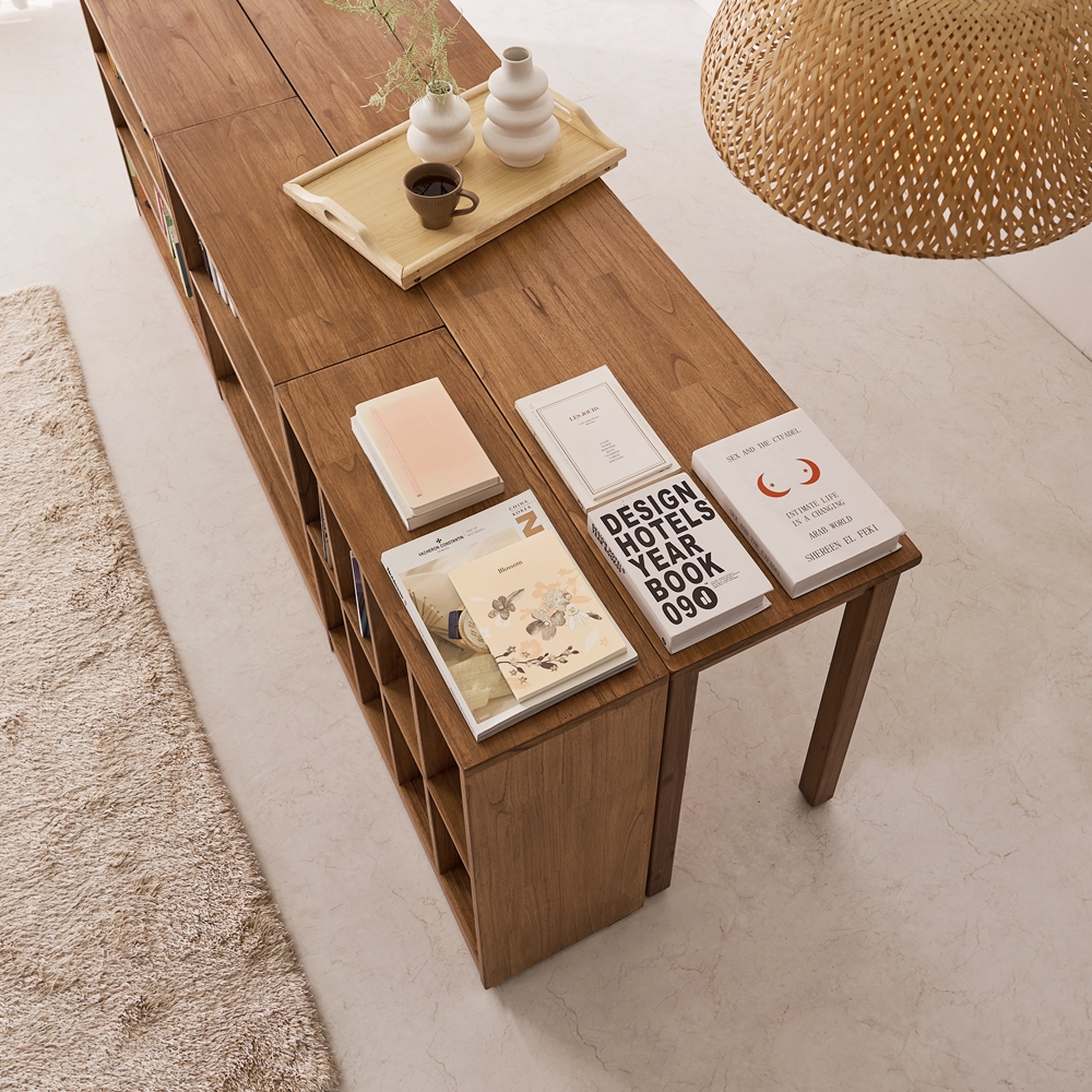 루어스 거실 공부 가족 책상 책상겸테이블 모듈 서재 테이블 세트