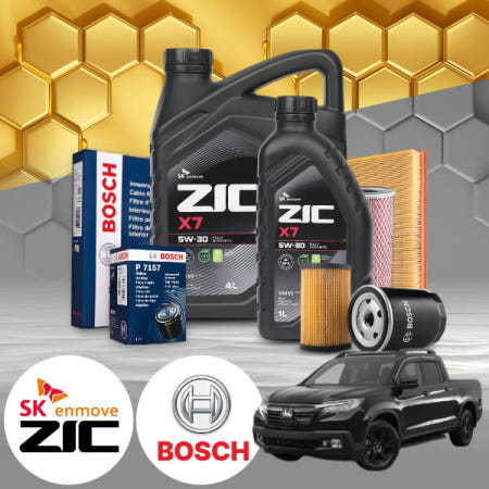 자체제작 배터리온 릿지라인(17~20) 3.5 리지라인 가솔린 지크 X7 5W30 SP 엔진오일필터세트 6L iter