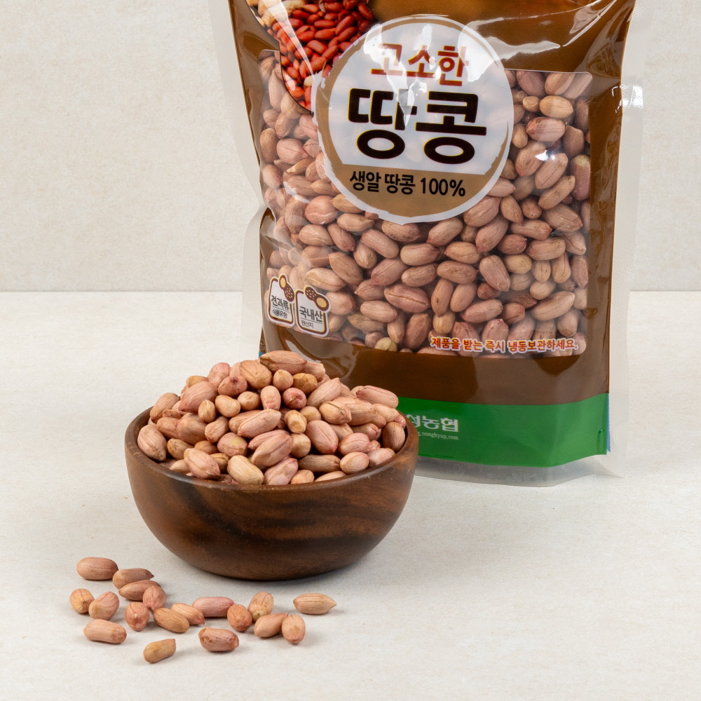 25년산 국산 생 알땅콩 1kg 고창땅콩 햇땅콩 생땅콩 피넛 견과 땅콩버터만들기 - 상세 이미지 2