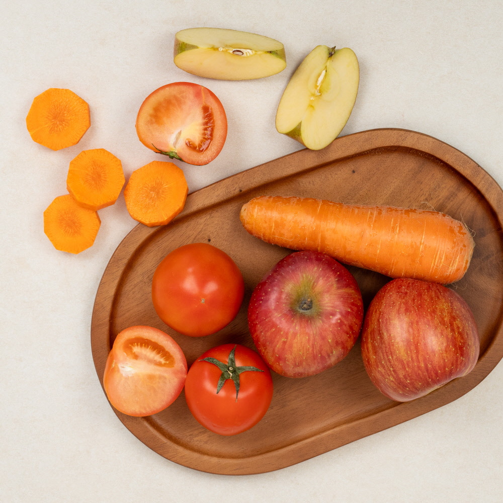 하늘곳간 토마토당근사과주스 [갓생비법 110ml 30봉지] 착즙 야채주스 채소즙 - 상세 이미지 3