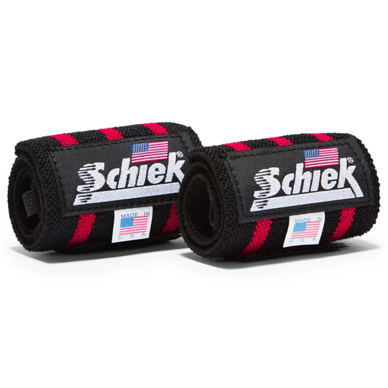 USA SCHIEK 시크 쉬크 헬스 손목보호대 스트랩 30cm 블랙 - 상품 이미지