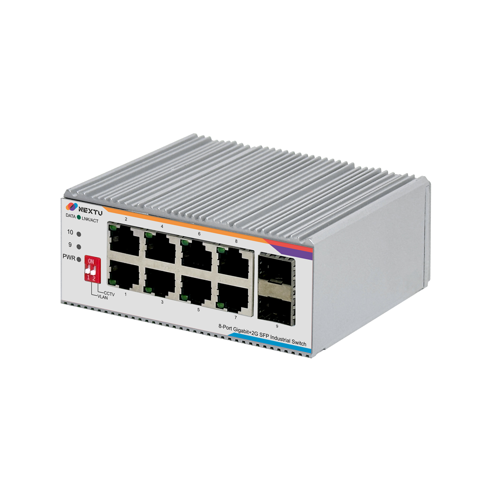 스랑돈 산업용 8포트 1G 2SFP 인터넷 스위칭 허브 - 상세 이미지 4