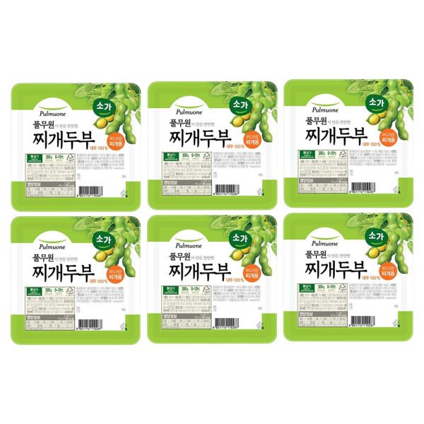 풀무원 찌개두부 300g X 6 : 밀크짱