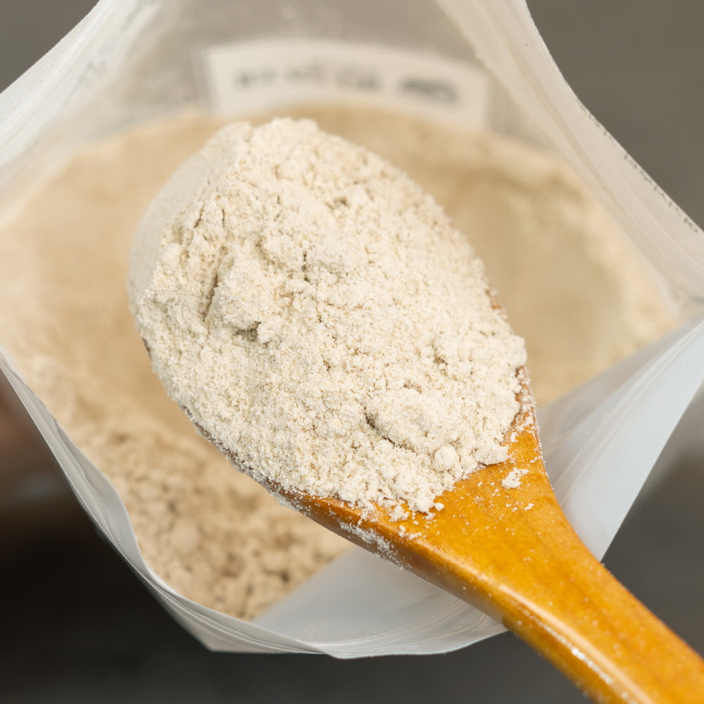 싸리재 선식 [ 유기농 귀리가루 500g ] 국산 곡물 귀리 쉐이크 귀리분말