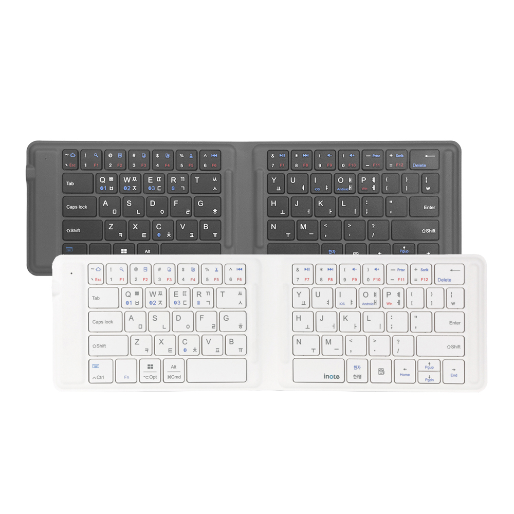 아이노트 X-Folding XK602B 블루투스 접이식 키보드 - 상품 이미지
