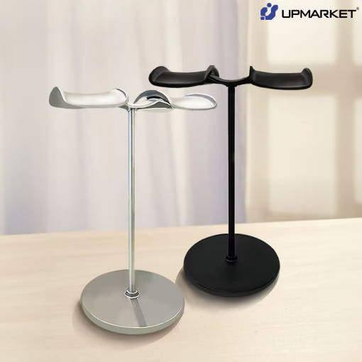 라운드 듀얼 헤드셋 거치대