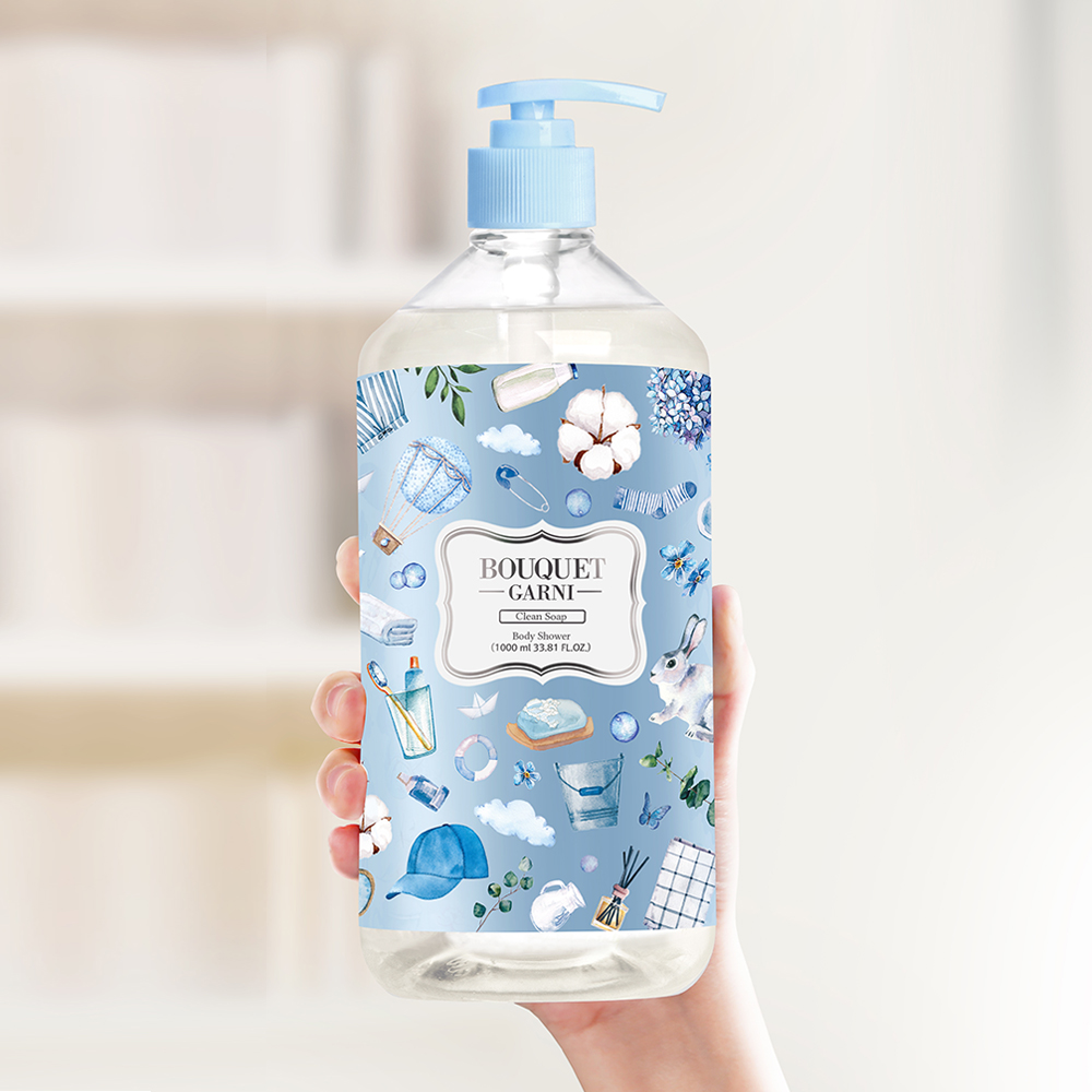 [1개] 부케가르니 딥퍼퓸 바디워시 1,000ml 화이트머스크 향 - 상세 이미지 3