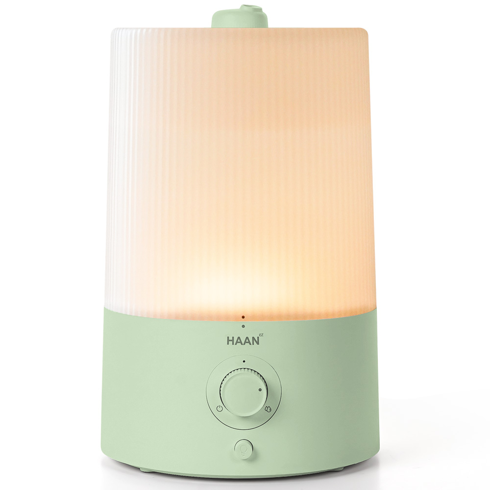 한경희 가정용 저소음 4L 초음파 가습기 물멍 무드등 간편 통세척 HD700M 제드그린