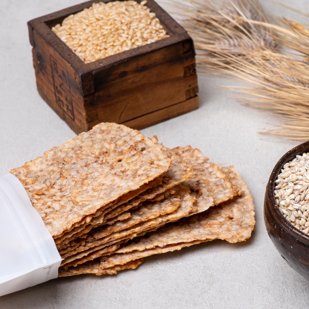 황치골 포켓 가마솥 [ 유기농 보리 누룽지 칩 150g ] 누룽지탕 뽀글이 깜밥 - 상세 이미지 2