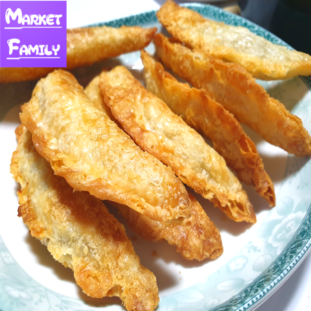 (마켓패밀리) 면사랑 바삭한 잡채 납작만두 1.2kg 업소용 대용량 : MARKET FAMILY