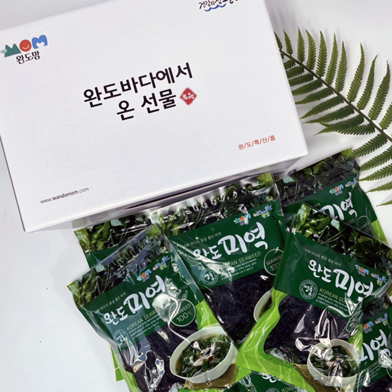 국내산 완도맘 자른 미역 80gx10봉 선물세트 - 상세 이미지 2