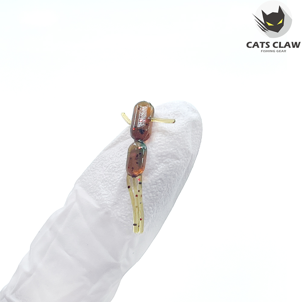 캣츠크로우 베르베르 송어웜 볼락웜 꺽지웜 모터오일 008, 3cm - 메인 이미지
