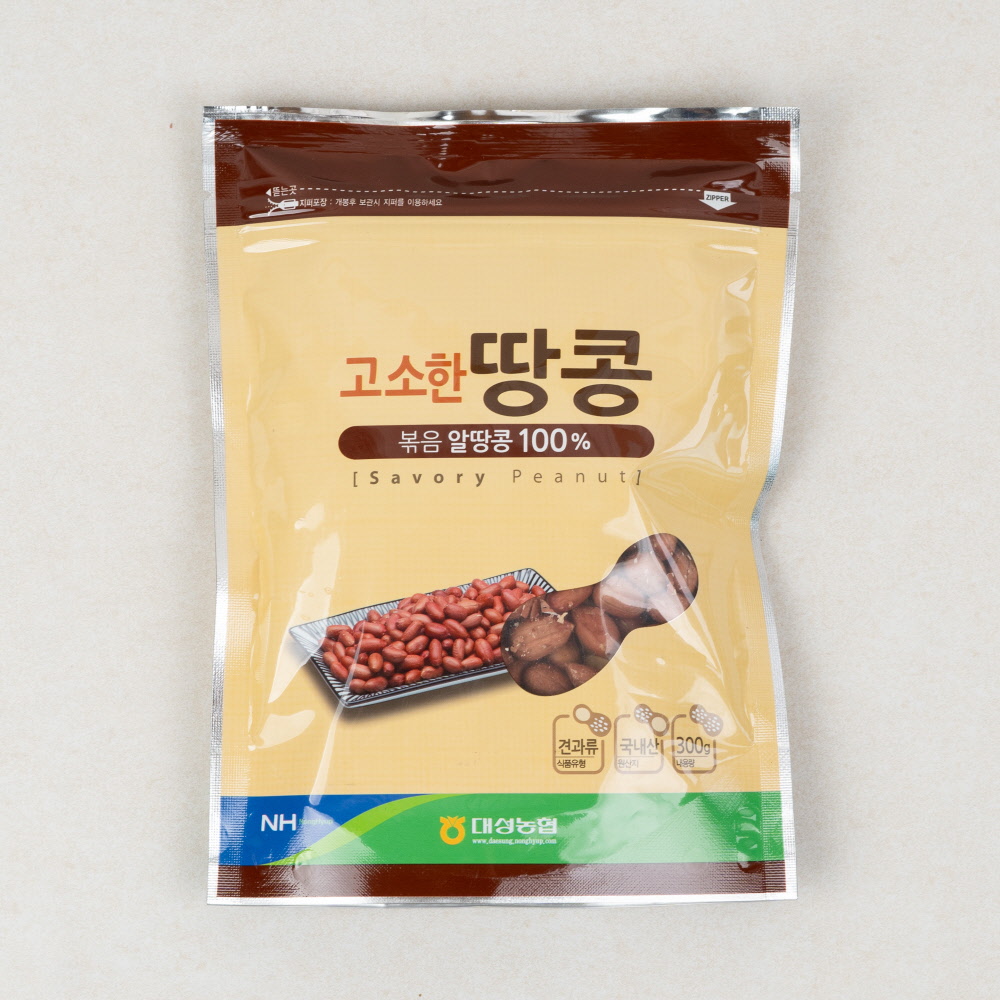 2025년산 국산 볶은 알땅콩 300g 고창땅콩 햇땅콩 볶음땅콩 껍질 피넛 견과 - 상세 이미지 3