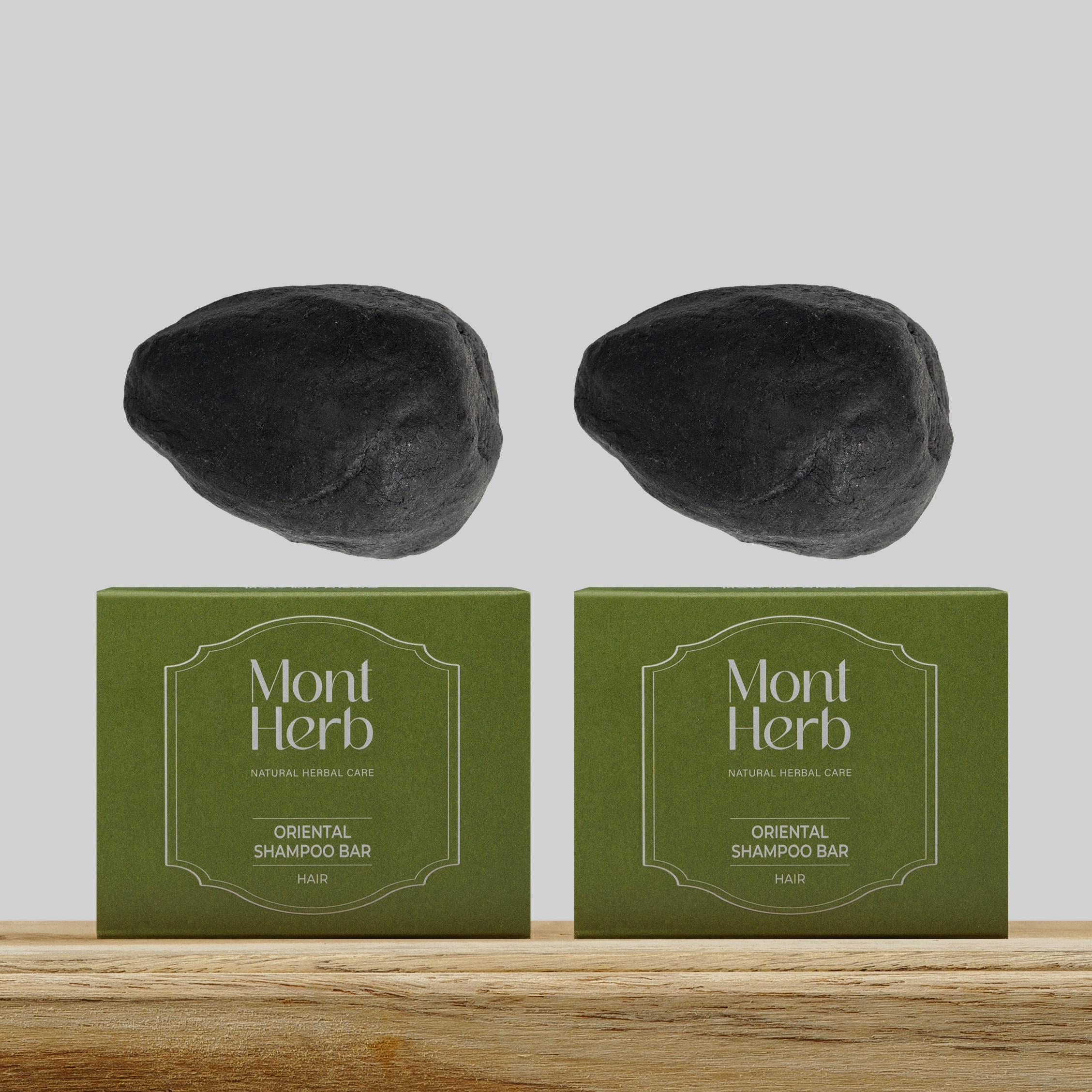 몽뜨허브 진액샴푸바 기획세트(145g + 145g + 30g) / 두피쿨링 모근강화 머리빠짐예방