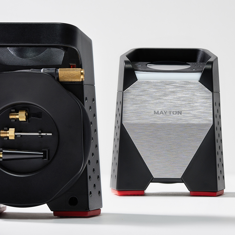 메이튼 타이어 공기압 주입기 자동차 공기 바람 체크 펌프 휴대용 탱커블