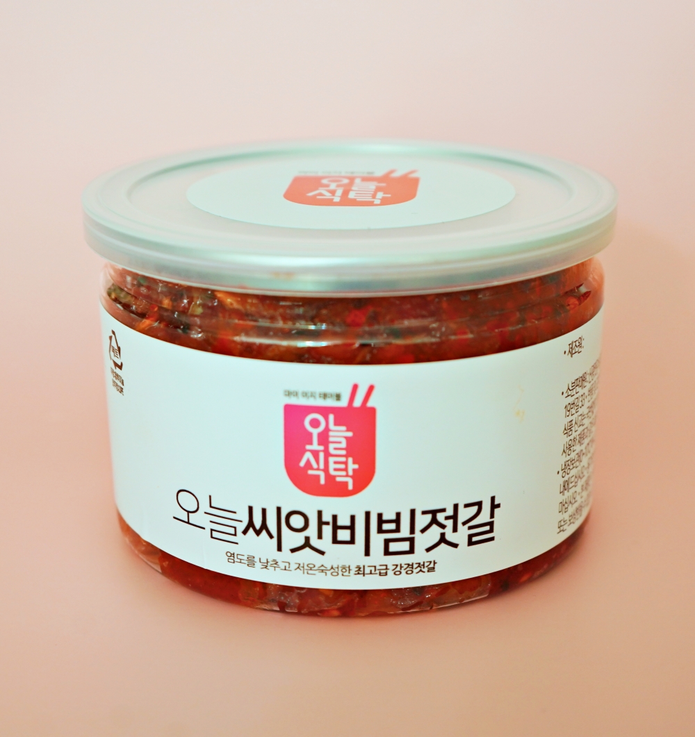 오늘식탁 강경 청어알젓 오징어젓 낙지젓 견과류 씨앗 비빔젓갈 선물용 1kg / 500g - 상세 이미지 4