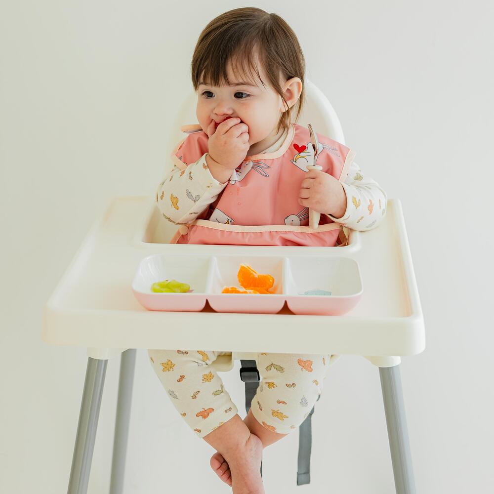 자기주도 이유식 턱받이 아기턱받이 이유식가운 방수 침받이 - 상세 이미지 2