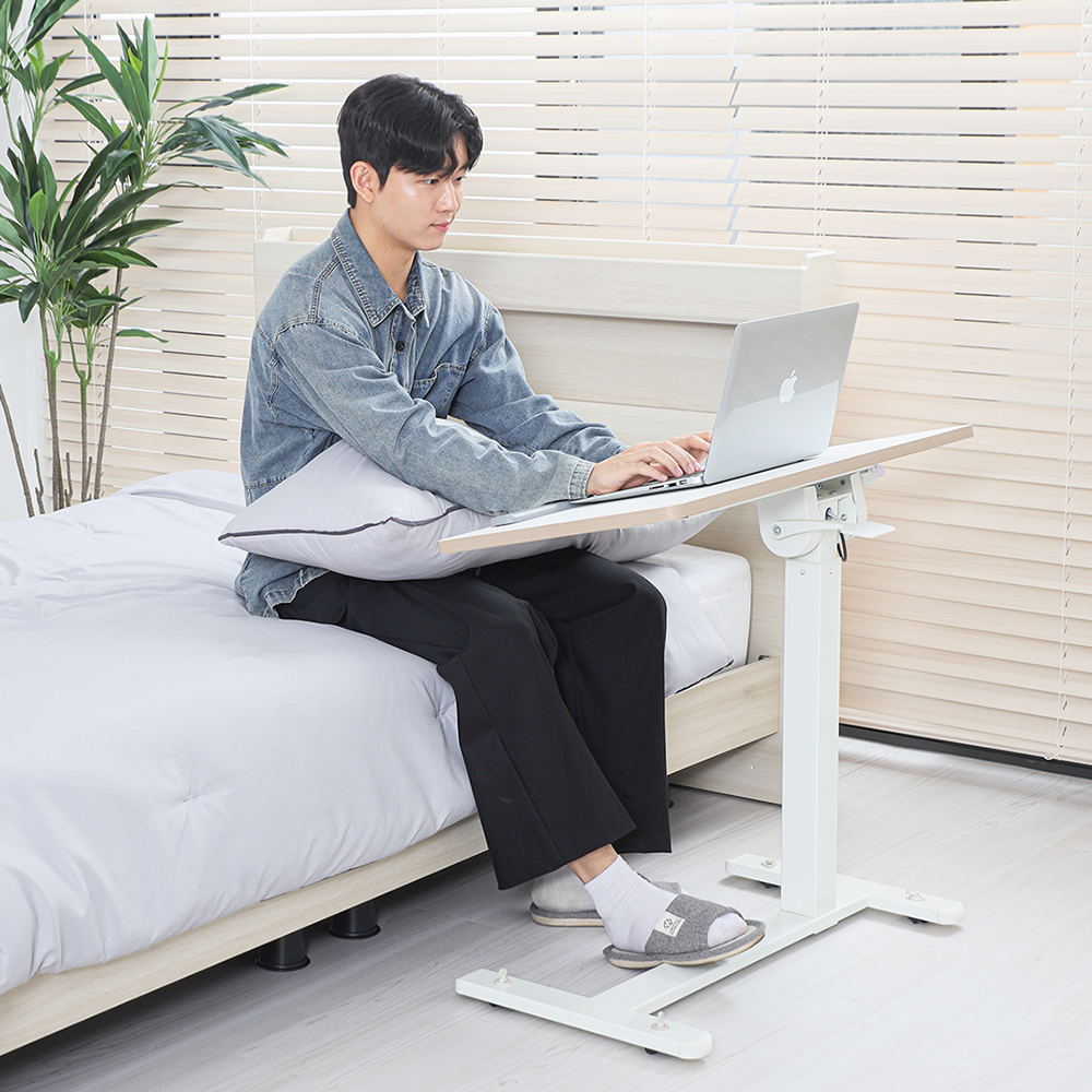 핏쳐 TS3 이동형 수동식 양방향 각도조절 사이드 테이블