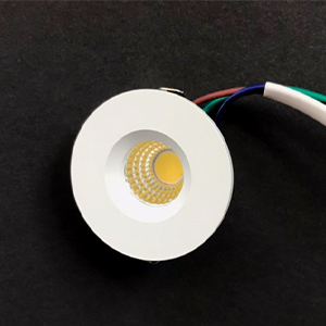 리더스 LED매입등1.5 3W 3.81cm COB 사각 원형 소형 다운라이트 LDS KS인증 후드 진열장 가구 천정 방 - 메인 이미지