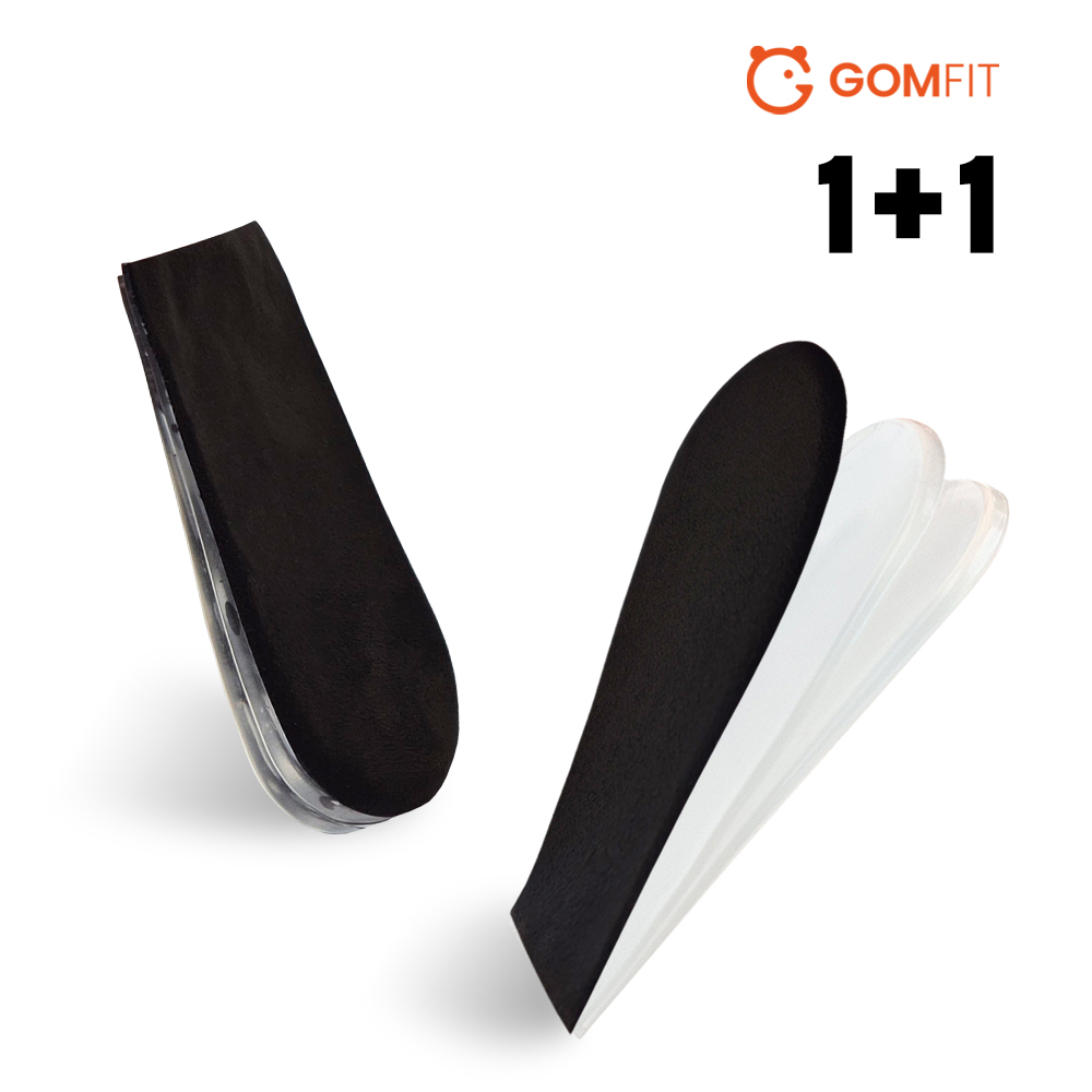 곰피트 1+1 3단계 조절 가능 충격흡수 쿠션 실리콘 신발 뒤꿈치 인솔 안전화 깔창 - 상세 이미지 5