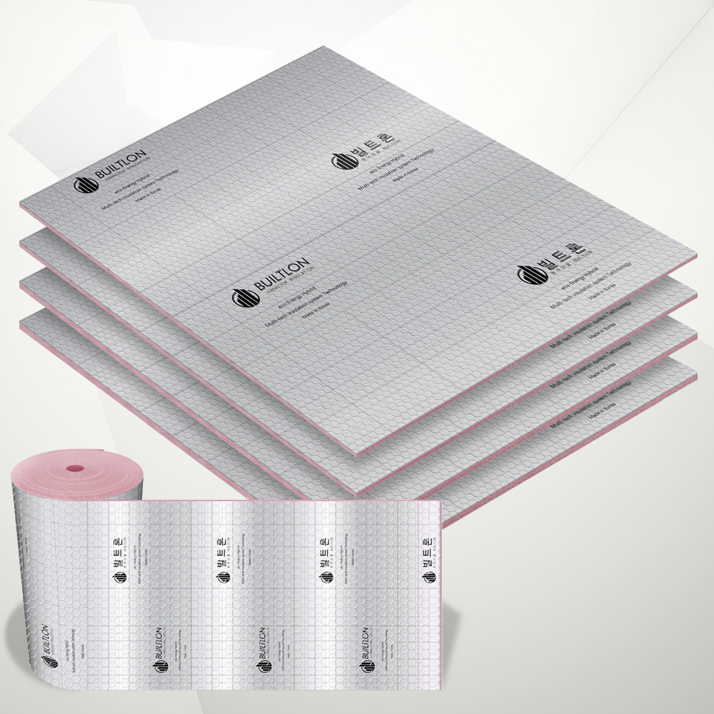 빌트론 열반사단열재 5T 가로1m x 세로1m 일반형 비접착 온도리 보온재