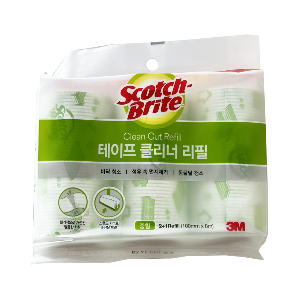 3M 돌돌이 리필 테이프 클리너 중형 3개입
