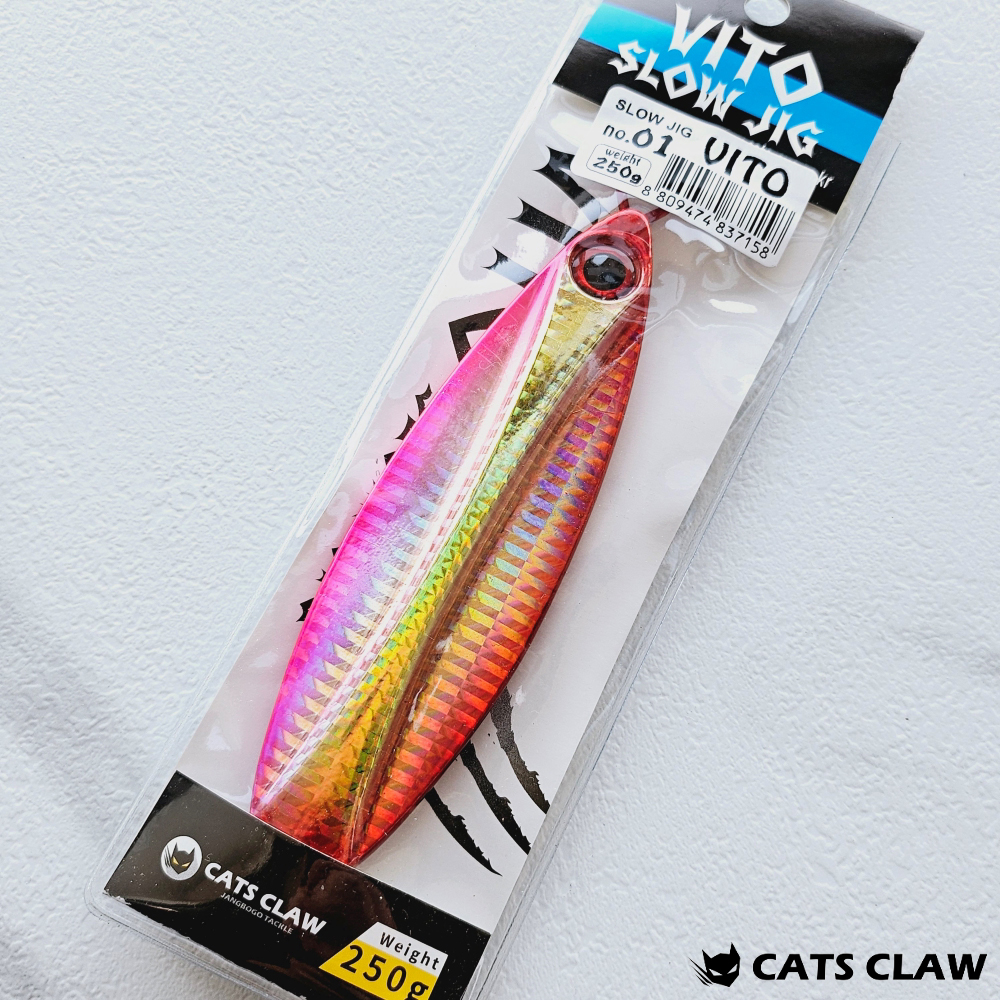 캣츠크로우 비토 슬로우 메탈지그 지깅메탈 01, 250g - 메인 이미지