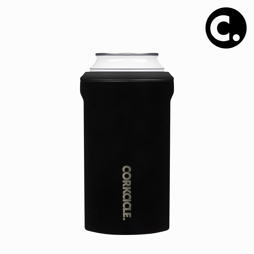 콕시클 캔쿨러 보냉 캠핑 소주 맥주 쿨러 캔음료 쿨링 355ml, 블랙