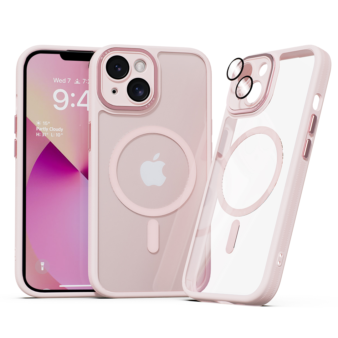 미아크 렌즈보호 풀커버 맥세이프 케이스 블랙, 아이폰13 - 상세 이미지 3