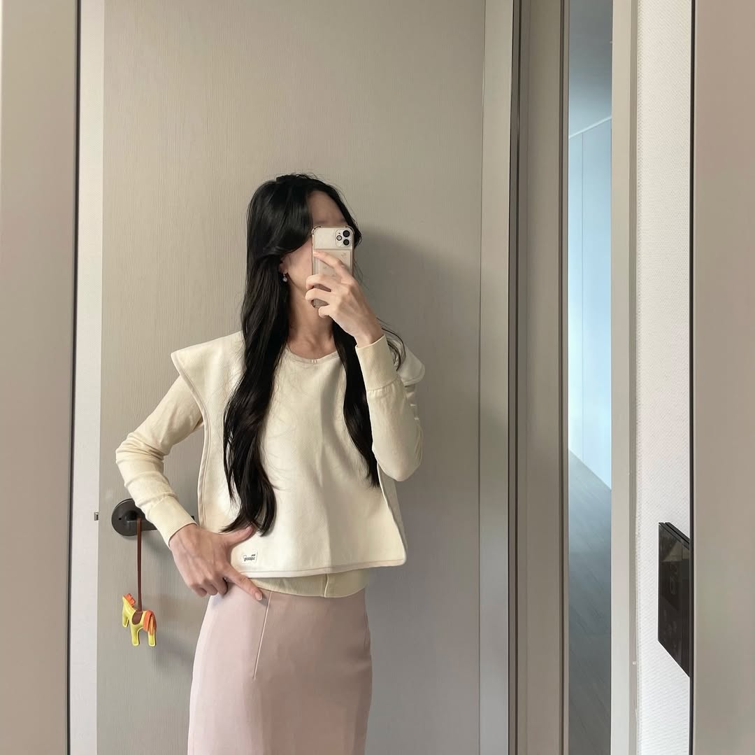 베이비소풍 엄마 턱받이 수유 가리개 / 오가닉 아기 침받이 앞치마 트림 패드