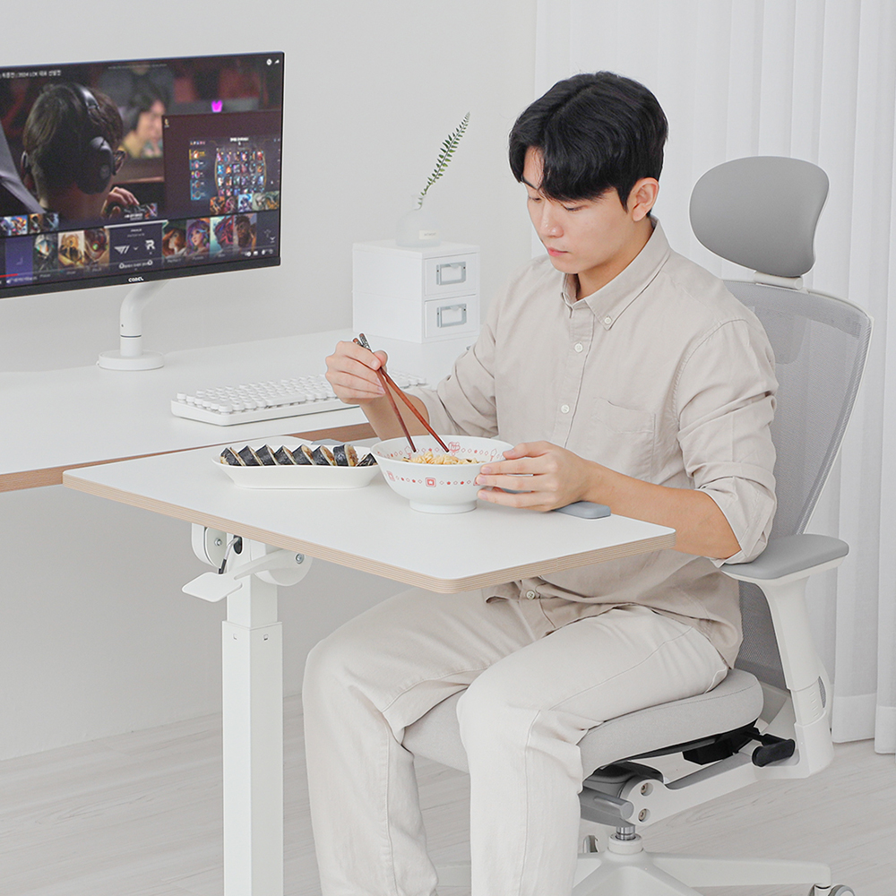 핏쳐 TS3 이동형 수동식 양방향 각도조절 사이드 테이블